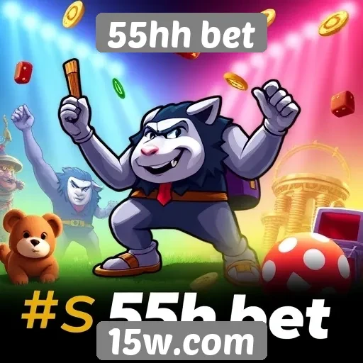 Variedade de jogos disponíveis no 55hh bet